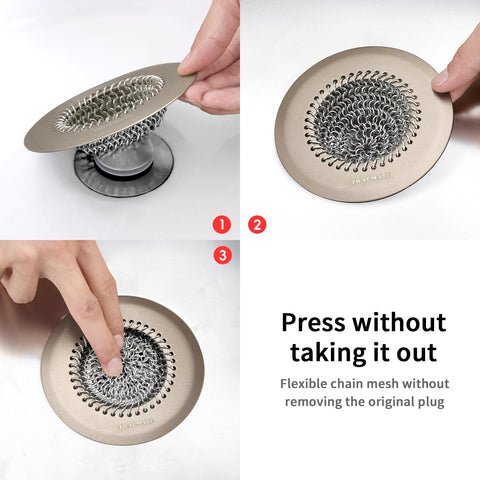 TRAPMATE stylish bathroom accessory adds a modern touch.