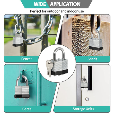 40 mm wide Travate padlock body for sturdy security