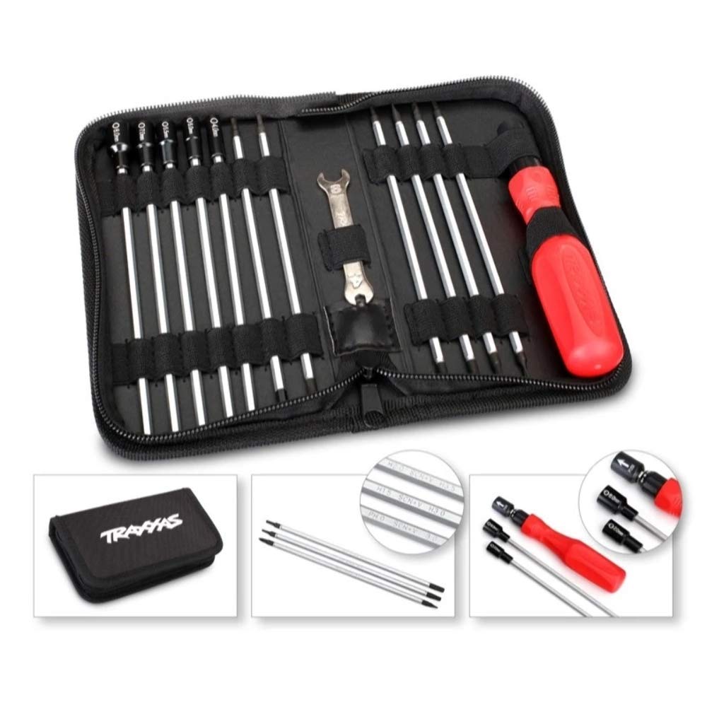 Traxxas tool set pouch Phillips screwdrivers for cross-head screws.