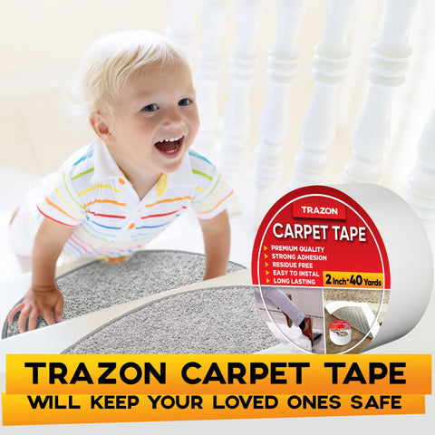 Trazon keeps bathroom mats in place with strong hold.