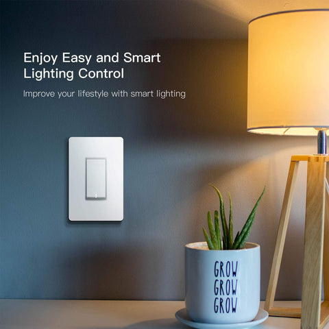 FCC safety and flame-retardant material close-up on the TREATLIFE switch