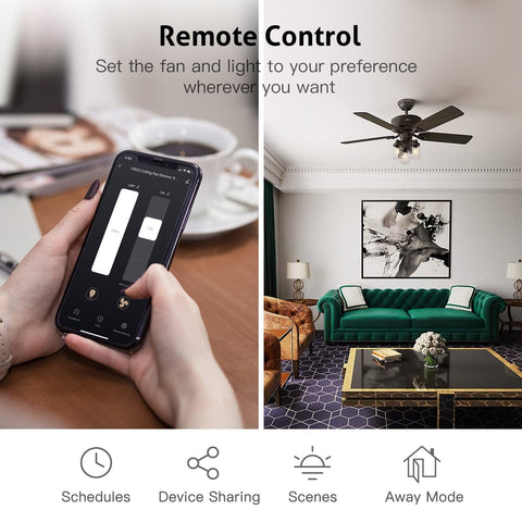 TREATLIFE 4-speed fan control for tailored airflow