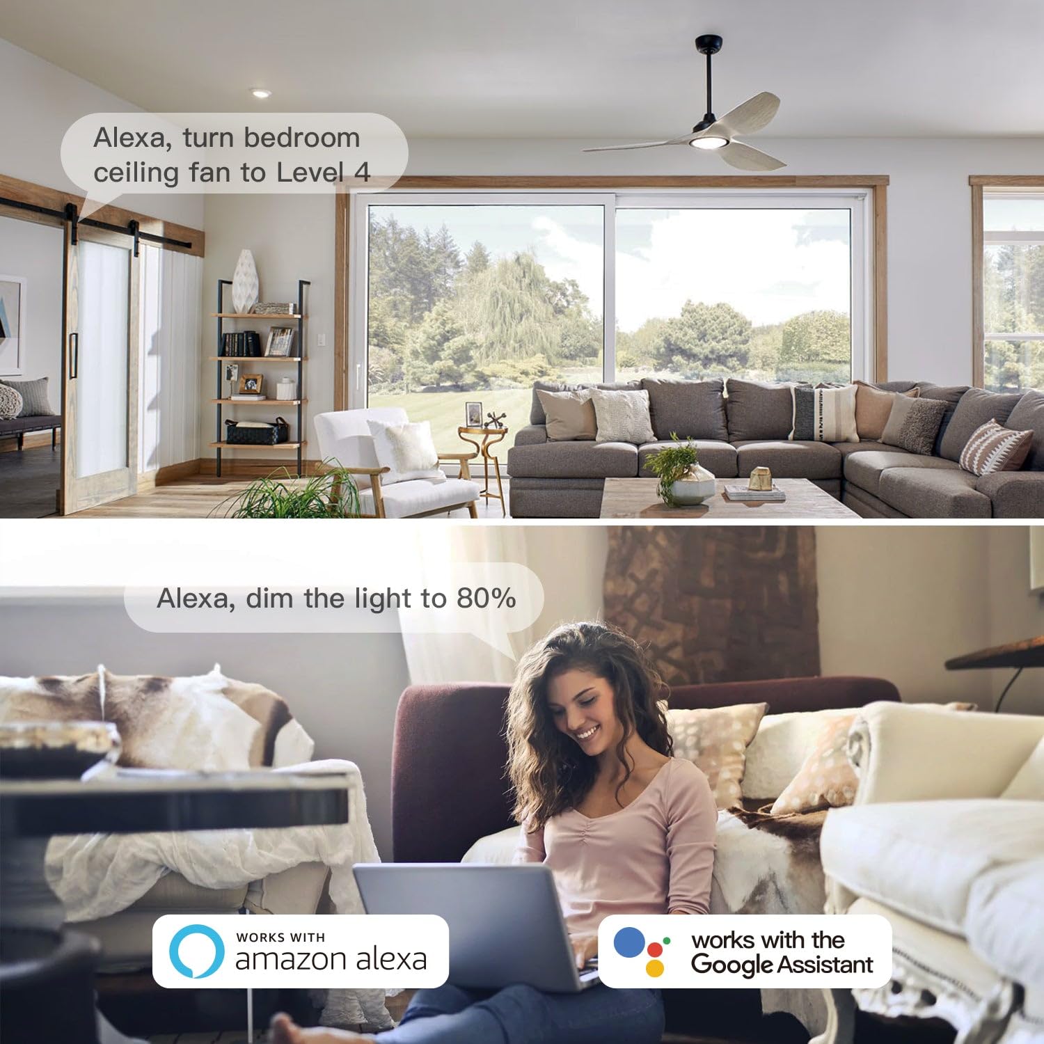 TREATLIFE Alexa Google Home compatibility enables hands-free control