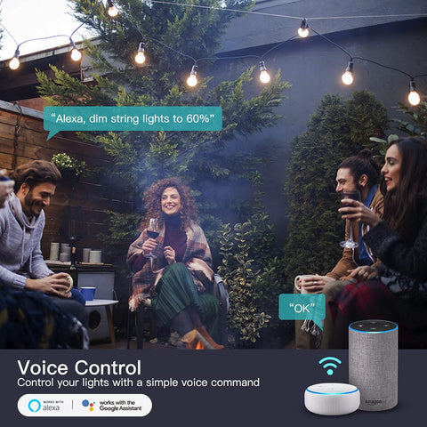 TREATLIFE voice control with Alexa and Google Home for hands free lighting