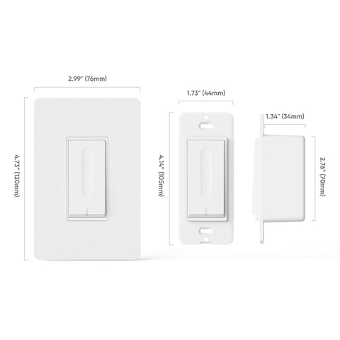 TREATLIFE energy-saving dimming example reduces room brightness.