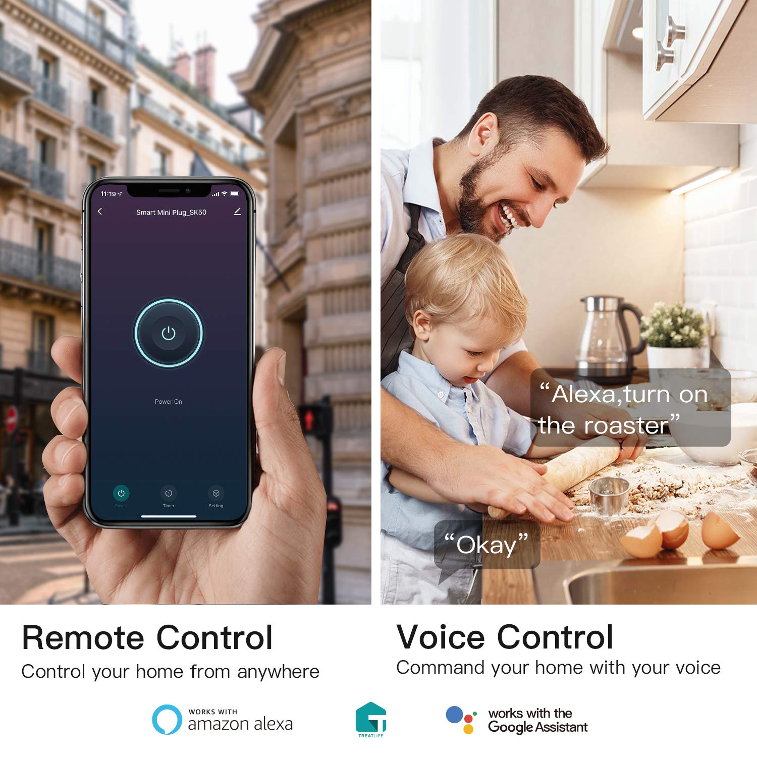 TREATLIFE energy-saving scheduling helps reduce standby power