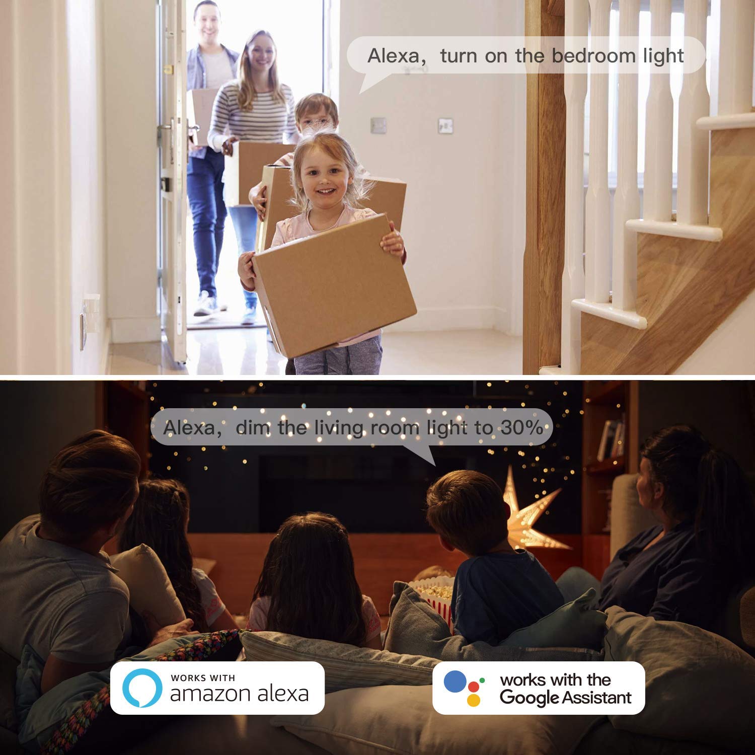 TreatLife occupancy simulation helps secure your home.