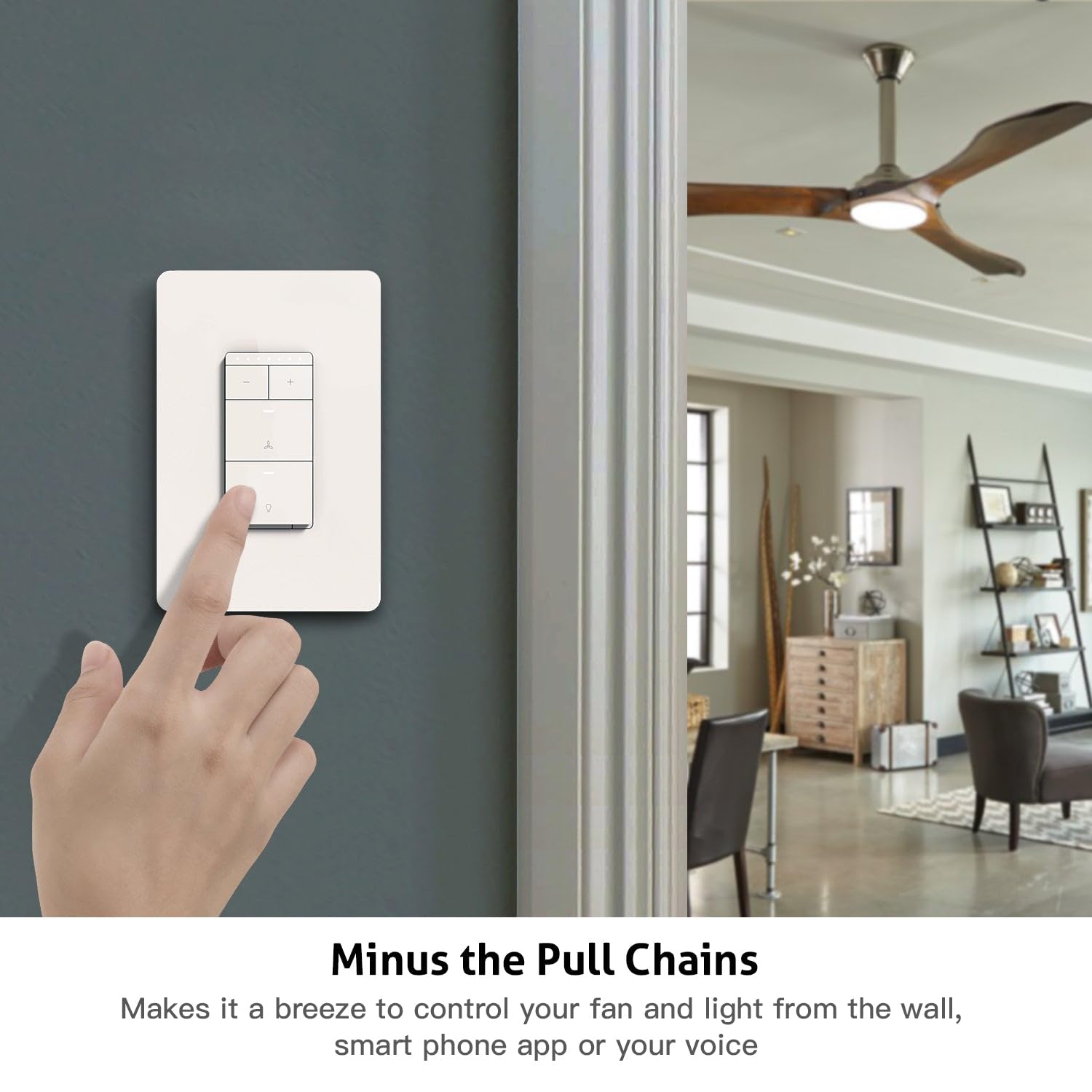 TREATLIFE remote and app control for convenient operation