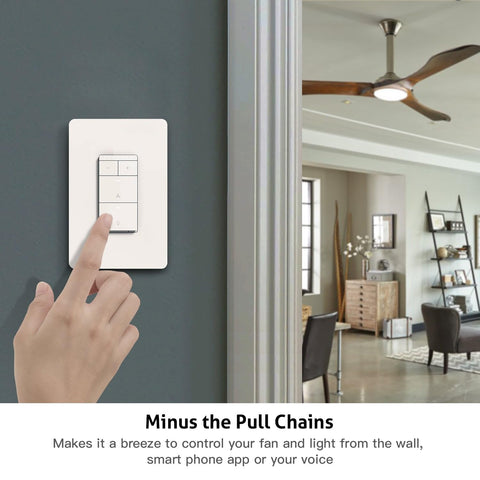 TREATLIFE remote and app control for convenient operation