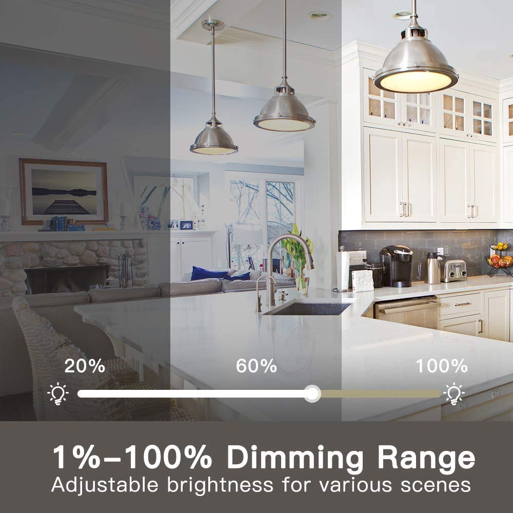 Schedules and timers automate lighting with TreatLife dimmer.