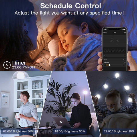 Smart Life app control interface for TREATLIFE dimmer switches