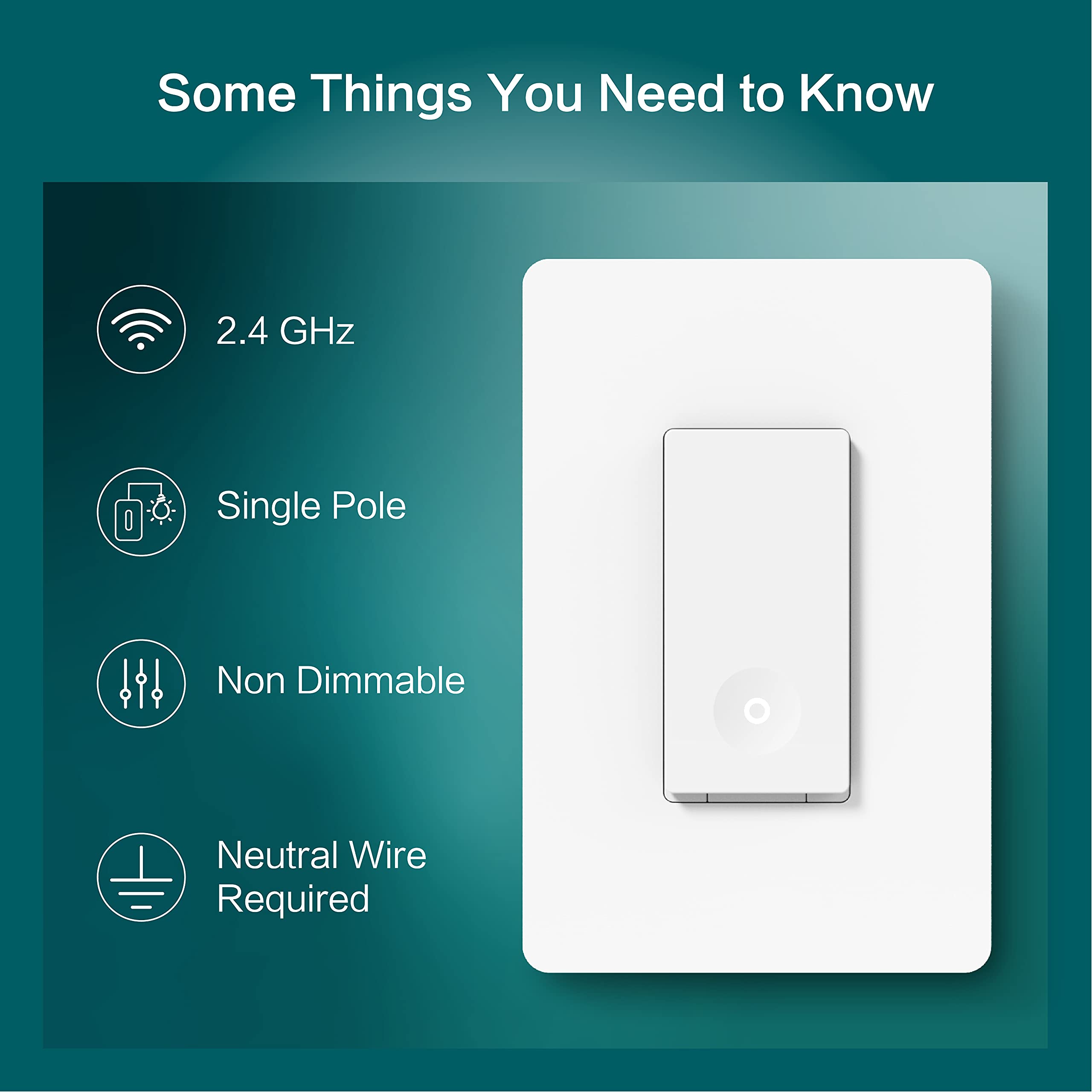 TREATLIFE wall plate installation image showing clean, snap-on fit