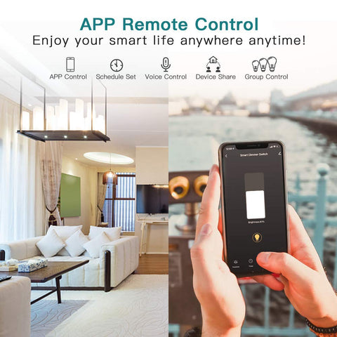 Sunrise and sunset scheduling on TREATLIFE dimmer app