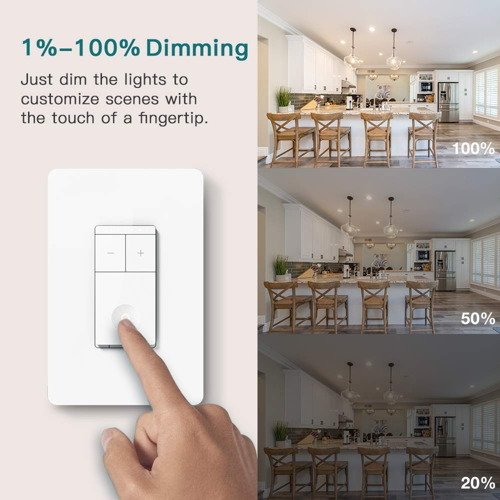 Voice control with Alexa and Google Assistant for TREATLIFE dimmer