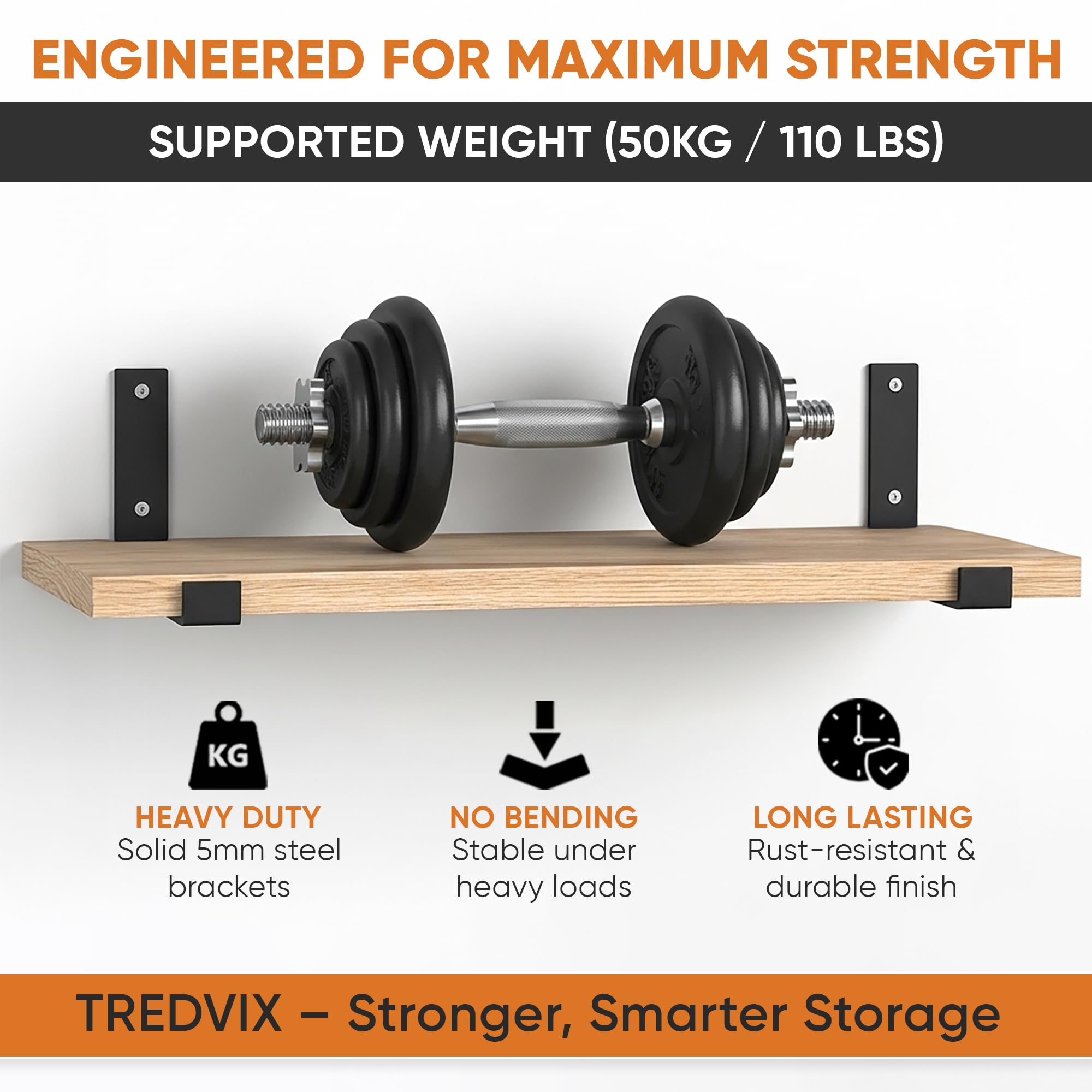 Magnetic hooks provide handy tool storage on shelves