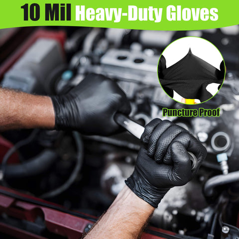TREEGO nitrile gloves latex-free and disposable for clean workspace use