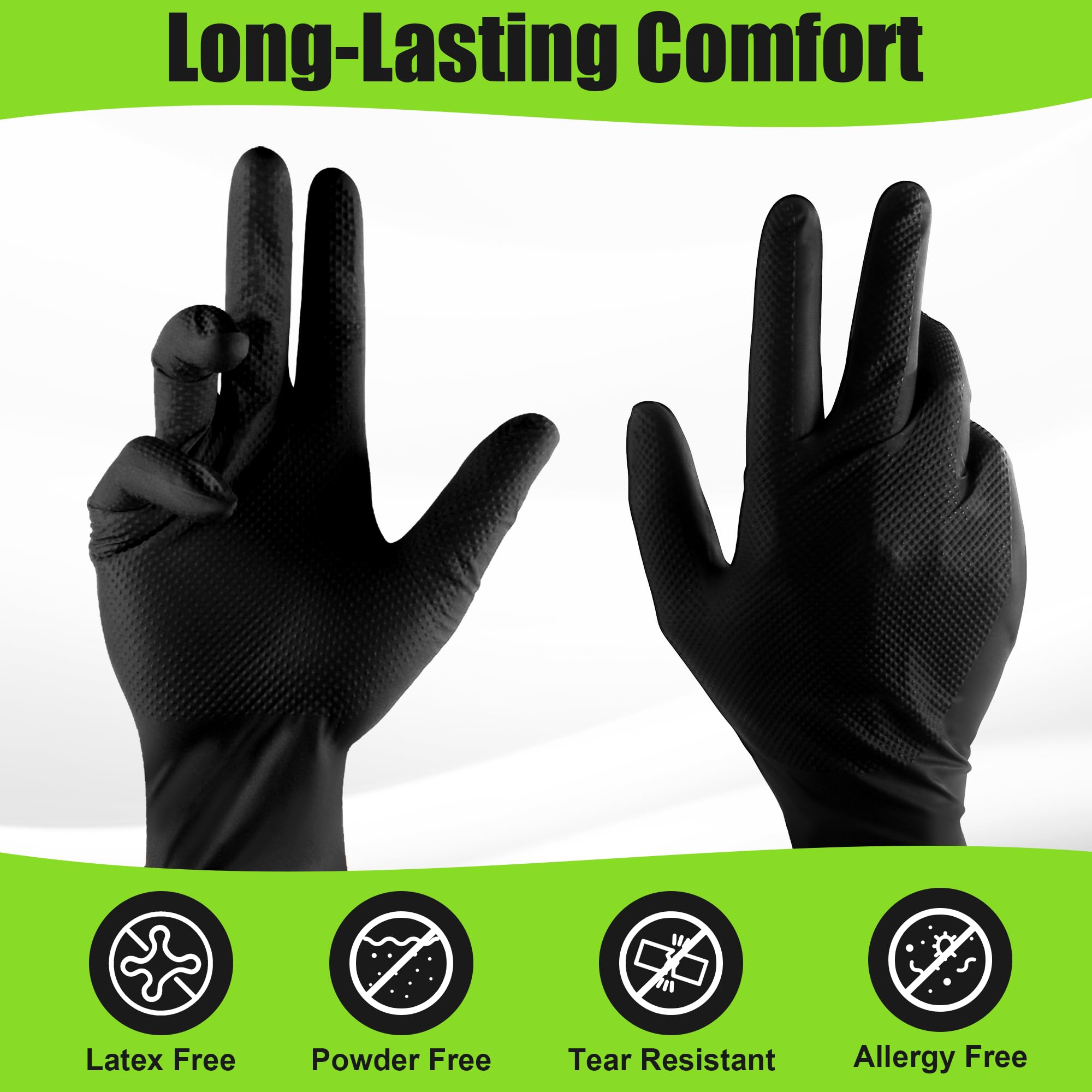 TREEGO oil-dust grip gloves provide steady control while handling brakes and fasteners
