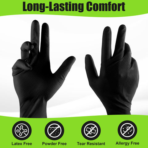 TREEGO oil-dust grip gloves provide steady control while handling brakes and fasteners