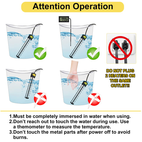Treela two-pack immersion heaters included for versatile heating.