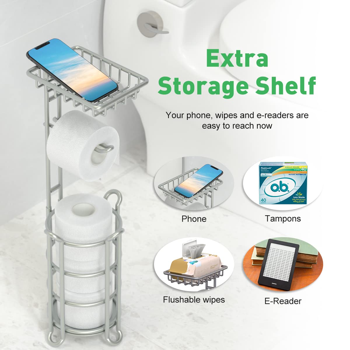 TreeLen weighted base provides stability and prevents tipping during use.