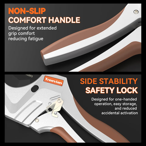 Treevian replacement blade included for extended tool life.