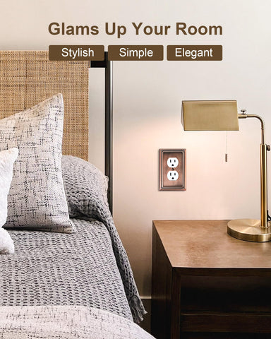 Treewell duplex outlet and double switch compatibility for versatile upgrades.