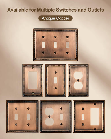 Treewell durable metal wall plate resists tarnish and corrosion over time.