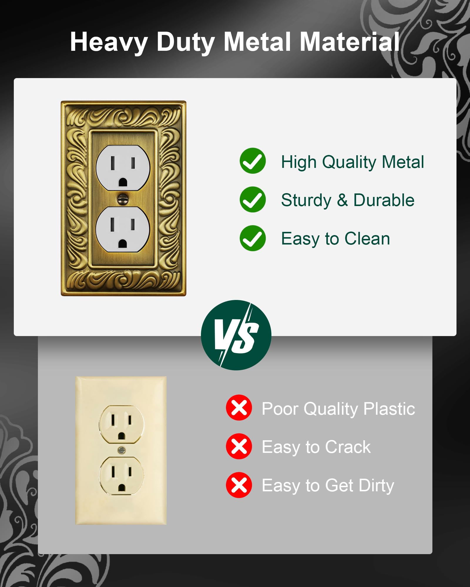 Treewell easy-install screws ensuring quick, seamless upgrade to existing outlets.