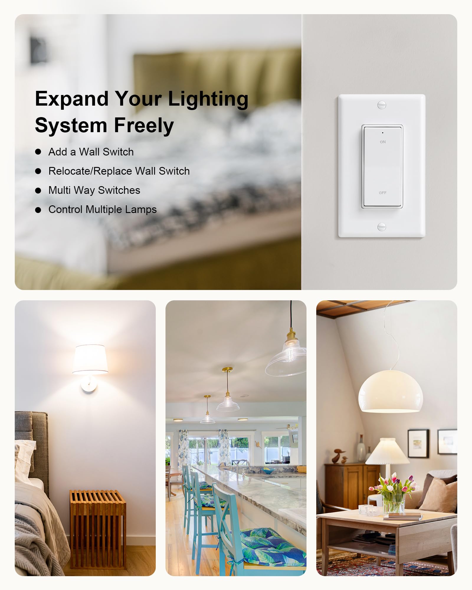 TREEWELL expandable kit links multiple switches and devices.