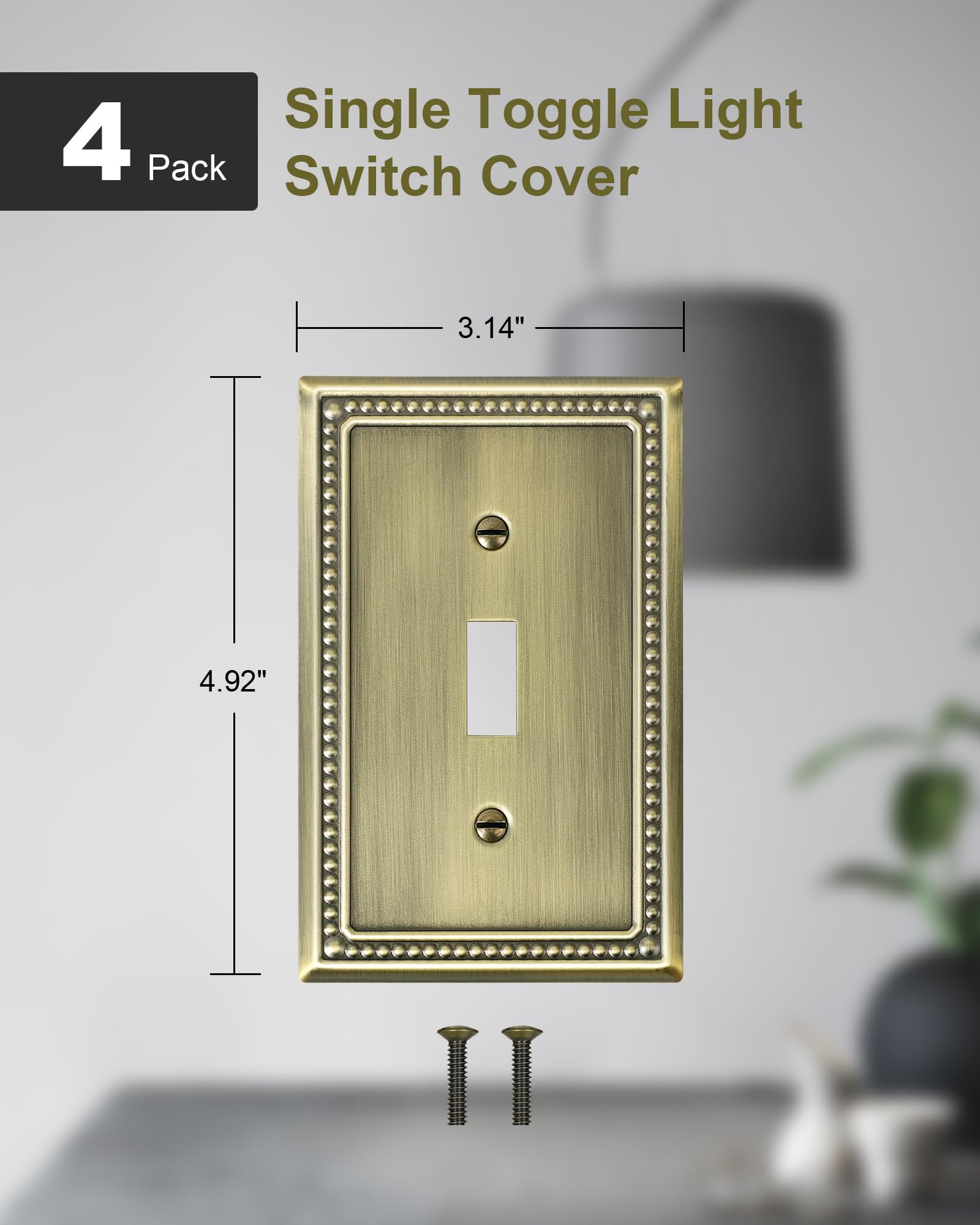 TREEWELL 4-pack plates demonstrate versatile coverage for multiple switches