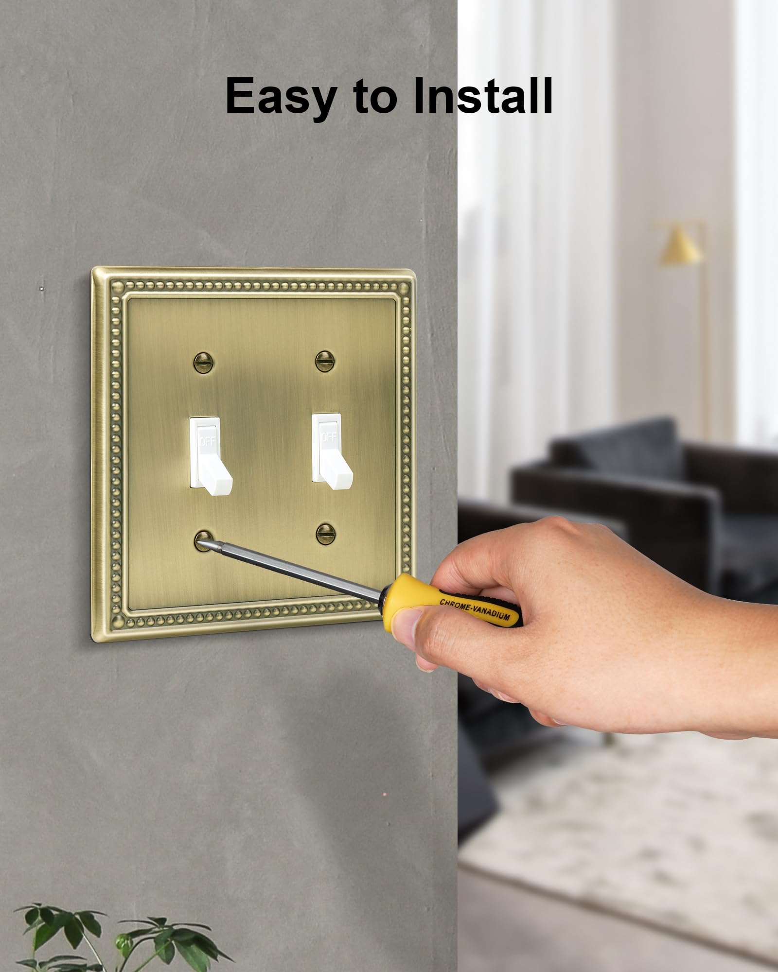 Treewell Pearls two-pack on wall demonstrates versatile 2-gang compatibility