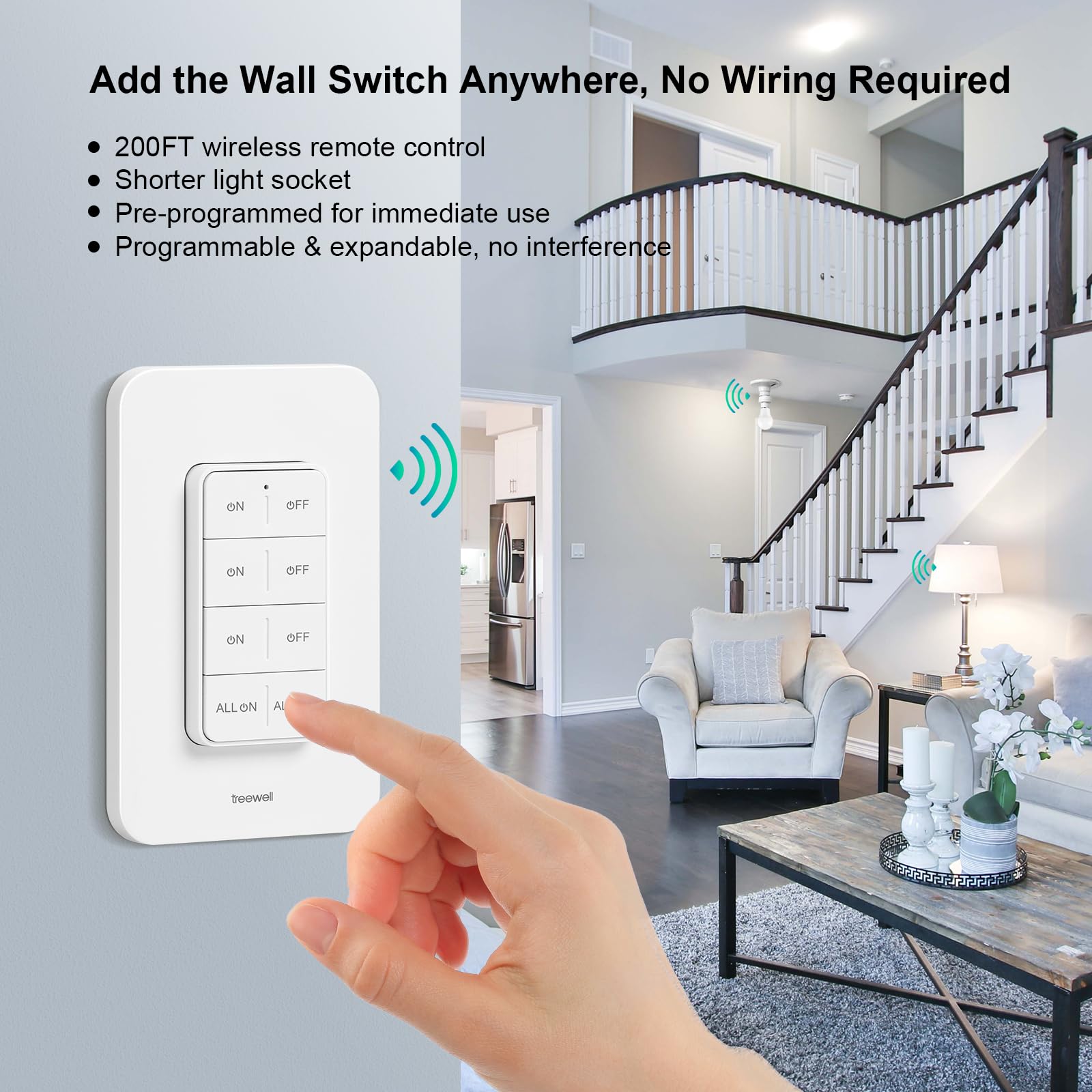 Treewell compact design fits narrow spaces and hard-to-reach fixtures.