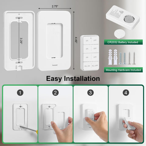 Treewell LED/CFL compatible socket supports bulbs up to 60W.