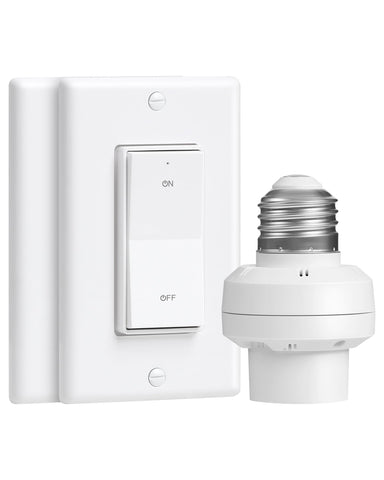 Treewell remote-control-socket top view demonstrates plug-and-play light control