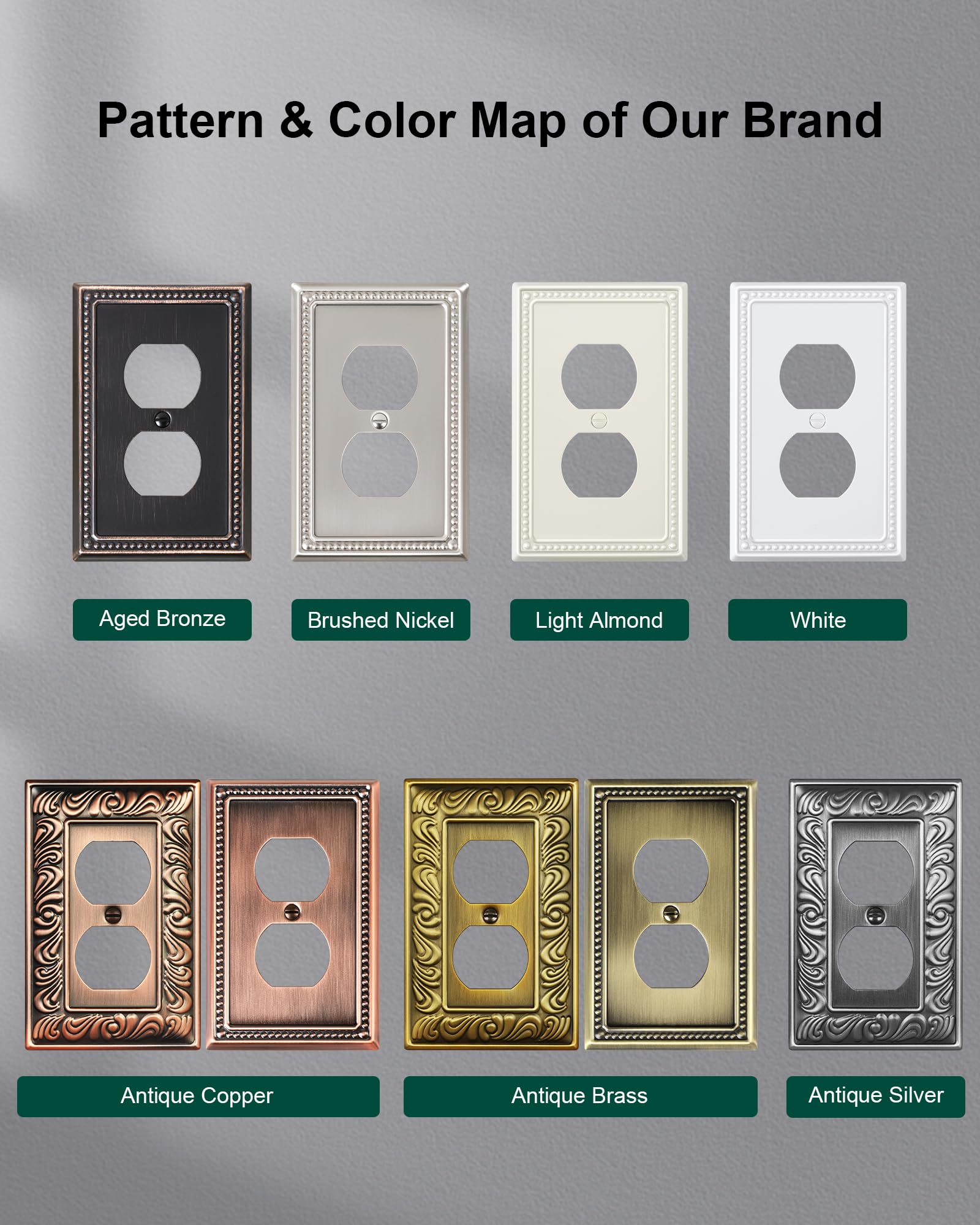 Treewell six-pack packaging helps you matching outlets across rooms.