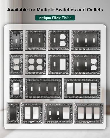 Treewell durable, tarnish-resistant wall plate for long-lasting use.