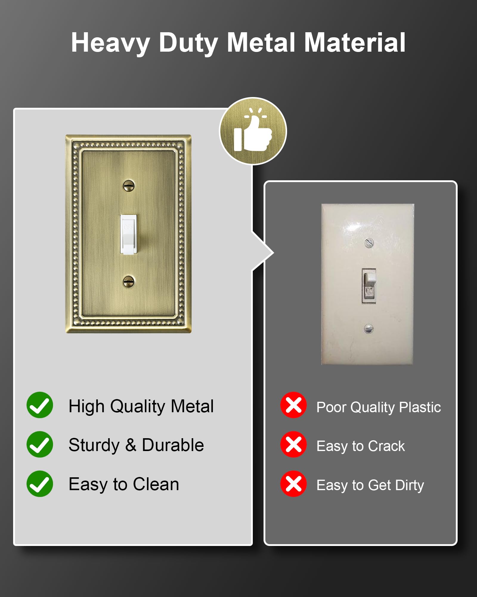 TREEWELL Wall plate mounted on wall complements traditional and modern decors