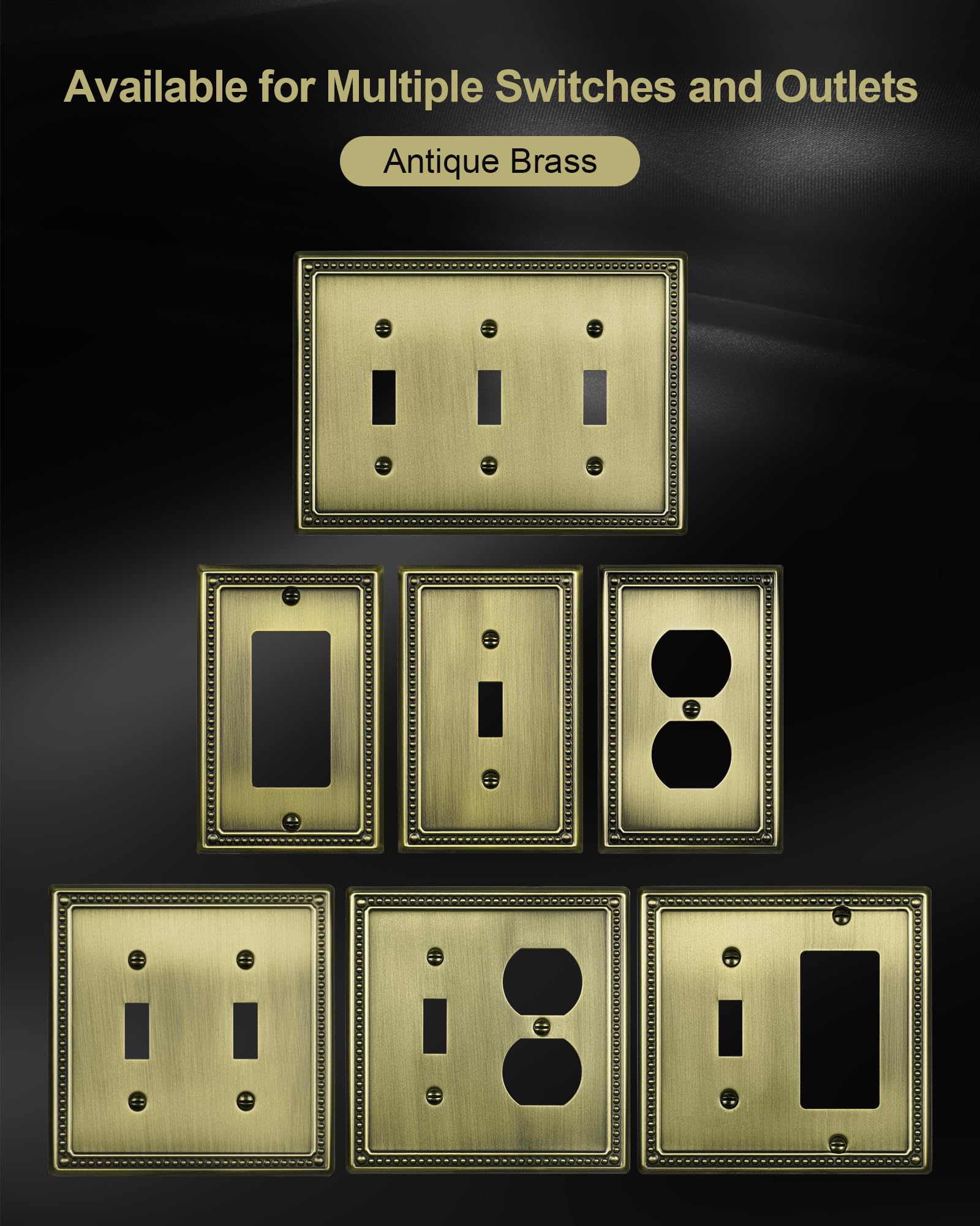 TREEWELL wall plate size 3.14w by 4.92h for easy replacement.