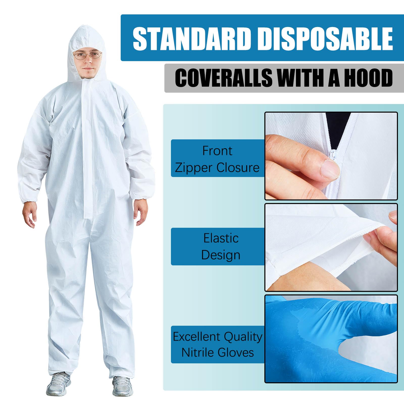 TrelaCo shoe covers mid-view; keeps shoes clean during painting or construction.