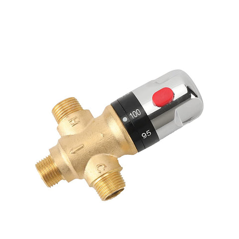 TreMax red button for quick temperature override during showers