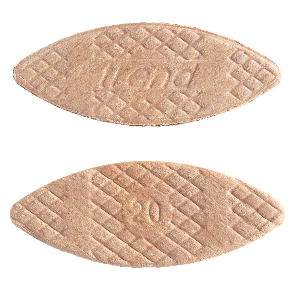 TREND No.20 beechwood biscuits in a 1000-pack for strong edge joints.
