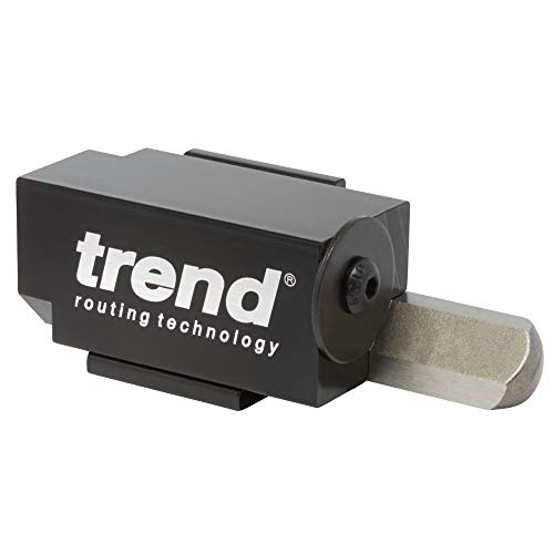 TREND chisel features spring loaded HSS anvil for accurate cuts