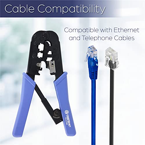 TRENDnet crimping tool for 6P RJ-12 crimps on phone cables