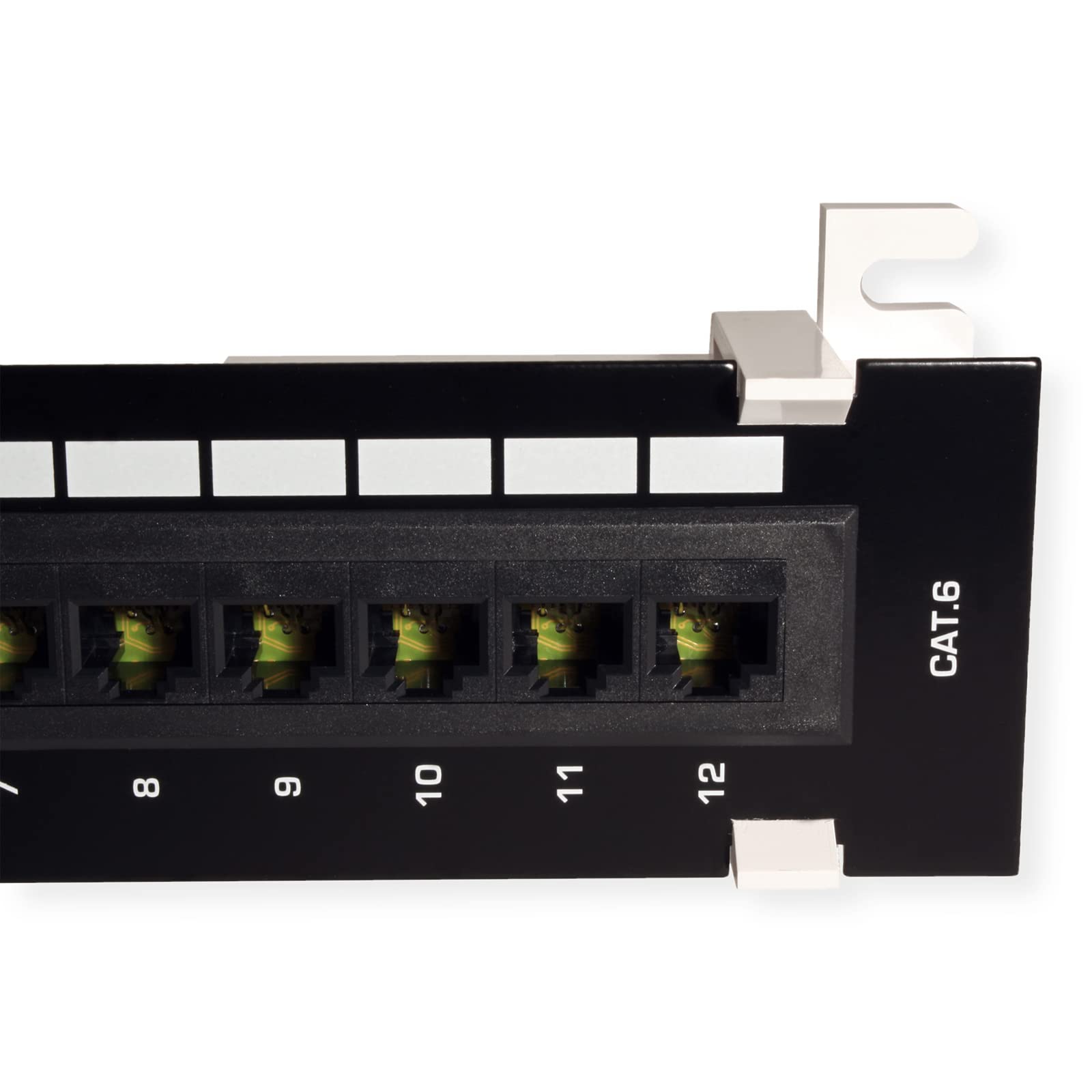 TRENDnet TC-P12C6V 110 IDC terminals compatible with standard tools.