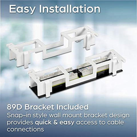 TRENDnet TC-P12C6V cable management pass-through keeps runs neat.
