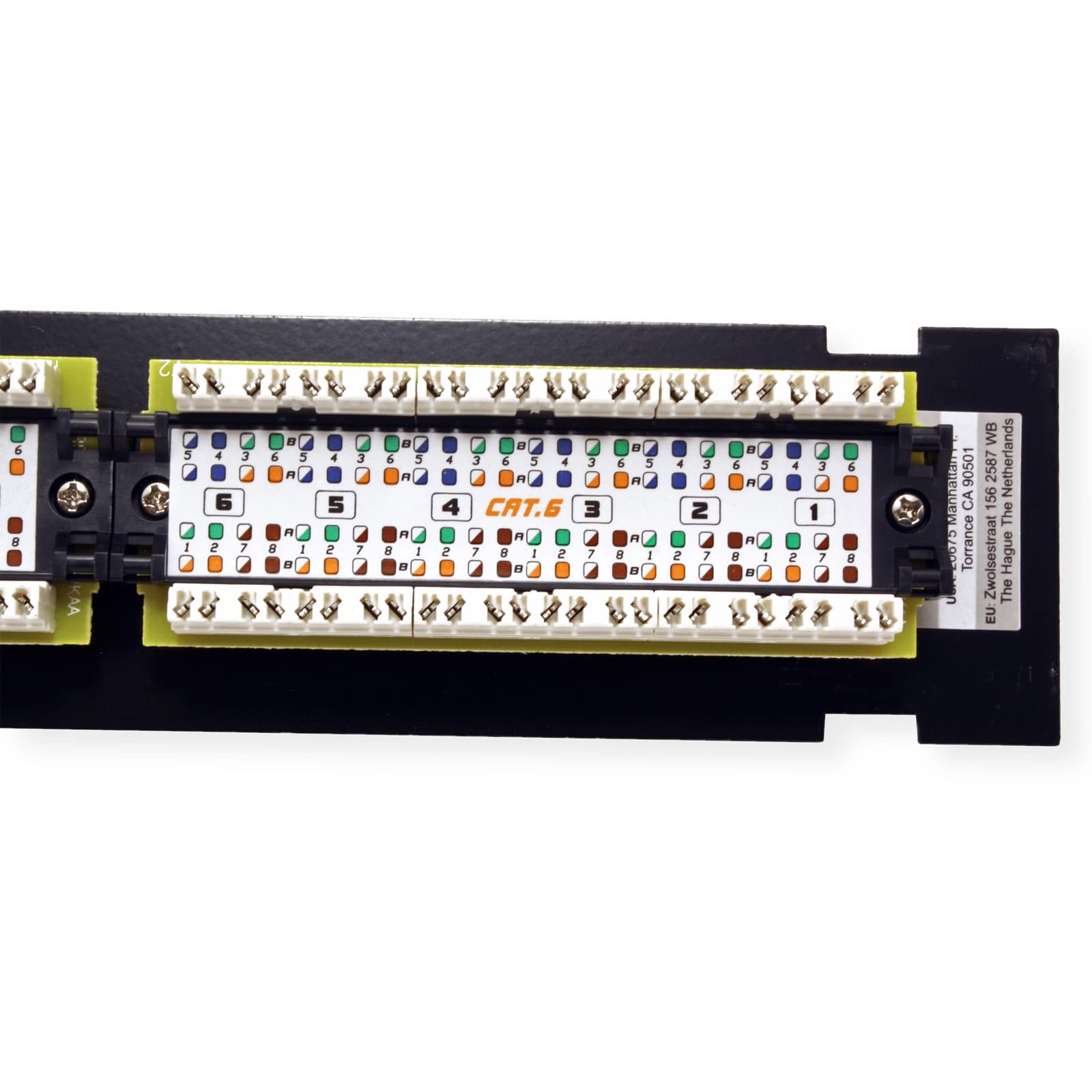 TRENDnet TC-P12C6V Cat6 performance enables high-speed networking.