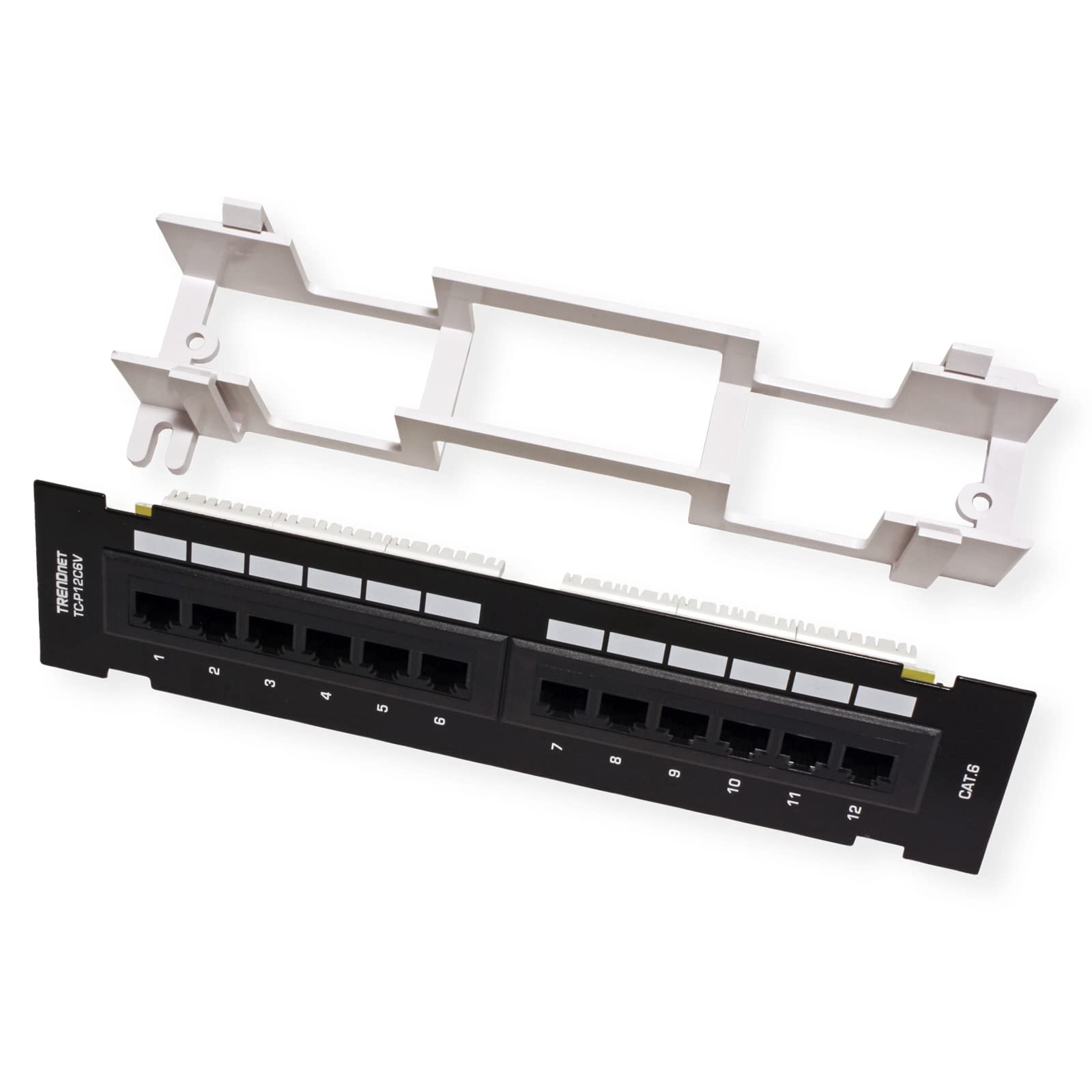 TRENDnet TC-P12C6V supports punch-down tooling with compatible accessories.