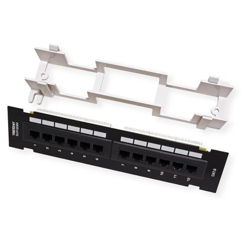 TRENDnet TC-P12C6V supports punch-down tooling with compatible accessories.