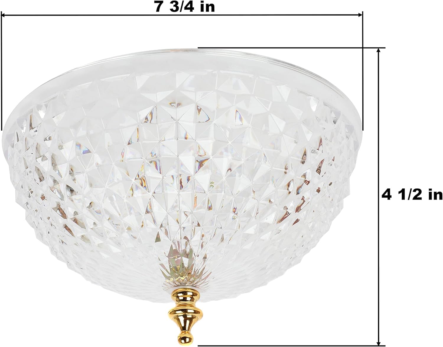 Clip-on installation demonstration for the Trenton Gifts light shade