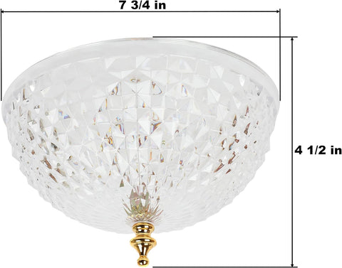 Clip-on installation demonstration for the Trenton Gifts light shade